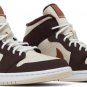 Mens Wmns Air Jordan 1 Mid SE Cream Dark Chocolate DO6699 200