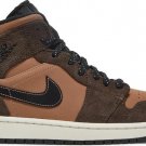 Mens Wmns Air Jordan 1 Mid SE Dark Chocolate DC7294 200