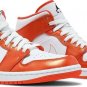 Mens Wmns Air Jordan 1 Mid SE Electro Orange DM3531 800