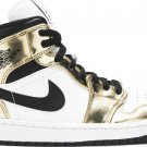 Mens Wmns Air Jordan 1 Mid SE Metallic Gold DC1419 700