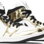 Mens Wmns Air Jordan 1 Mid SE Metallic Gold DC1419 700