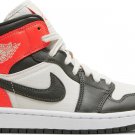 Mens Wmns Air Jordan 1 Mid SE Newsprint DQ6078 100