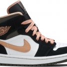 Mens Wmns Air Jordan 1 Mid SE Peach Mocha DH0210 100