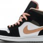 Mens Wmns Air Jordan 1 Mid SE Peach Mocha DH0210 100