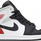 Mens Wmns Air Jordan 1 Mid SE Red Black Toe 852542 100