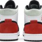 Mens Wmns Air Jordan 1 Mid SE Red Black Toe 852542 100