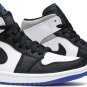 Mens Wmns Air Jordan 1 Mid SE Royal Black Toe 852542 102