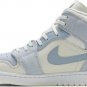 Mens Wmns Air Jordan 1 Mid SE Sail Light Blue DA4666 100