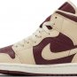 Mens Wmns Air Jordan 1 Mid SE Split - Beach Cherrywood DR0501 200