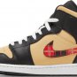 Mens Wmns Air Jordan 1 Mid SE Tartan Swoosh DZ5329 001