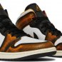 Mens Wmns Air Jordan 1 Mid SE Wear-Away - Taxi DQ8417 071