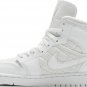 Mens Wmns Air Jordan 1 Mid SE White Quilted DB6078 100