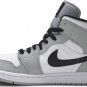 Mens Wmns Air Jordan 1 Mid Smoke Grey 554724 092