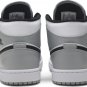 Mens Wmns Air Jordan 1 Mid Smoke Grey 554724 092