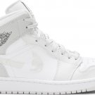 Mens Wmns Air Jordan 1 Mid Swoosh Logo - Grey Camo DC9035 100