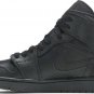 Mens Wmns Air Jordan 1 Mid Triple Black 2020 554724 091