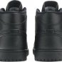 Mens Wmns Air Jordan 1 Mid Triple Black 2020 554724 091