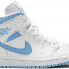 Mens Wmns Air Jordan 1 Mid UNC BQ6472 114