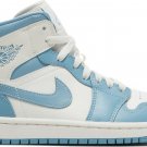 Mens Wmns Air Jordan 1 Mid University Blue BQ6472 141
