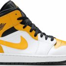 Mens Wmns Air Jordan 1 Mid University Gold 554724 170