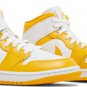 Mens Wmns Air Jordan 1 Mid University Gold BQ6472 117