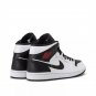 Mens Wmns Air Jordan 1 Mid White Black BQ6472 101