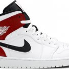Mens Wmns Air Jordan 1 Mid White Chicago 554724 116
