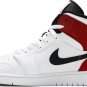 Mens Wmns Air Jordan 1 Mid White Chicago 554724 116
