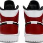 Mens Wmns Air Jordan 1 Mid White Chicago 554724 116