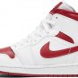 Mens Wmns Air Jordan 1 Mid White Pomegranate BQ6472 161
