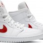 Mens Wmns Air Jordan 1 Mid White University Red BQ6472 106