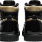 Mens Wmns Air Jordan 1 Retro High OG Black Metallic Gold 555088 032
