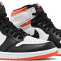 Mens Wmns Air Jordan 1 Retro High OG Electro Orange 555088 180