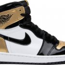 Mens Wmns Air Jordan 1 Retro High OG NRG Gold Top 3 861428 001