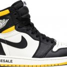 Mens Wmns Air Jordan 1 Retro High OG NRG Not For Resale Yellow 861428 107