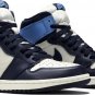 Mens Wmns Air Jordan 1 Retro High OG Obsidian 555088 140