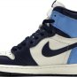 Mens Wmns Air Jordan 1 Retro High OG Obsidian 555088 140