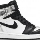 Mens Wmns Air Jordan 1 Retro High OG Silver Toe CD0461 001