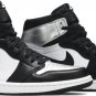 Mens Wmns Air Jordan 1 Retro High OG Silver Toe CD0461 001