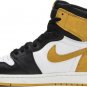 Mens Wmns Air Jordan 1 Retro High OG Yellow Ochre 555088 109