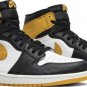 Mens Wmns Air Jordan 1 Retro High OG Yellow Ochre 555088 109