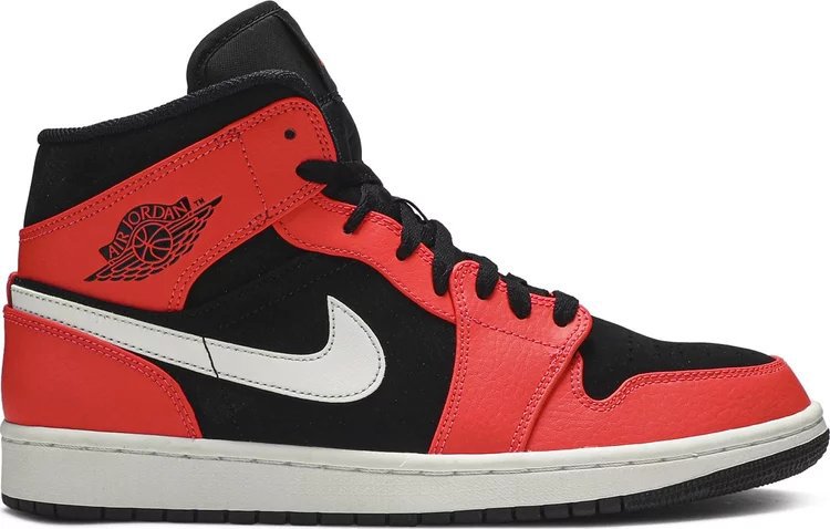 Mens Wmns Air Jordan 1 Retro Mid Infrared 23 554724 061