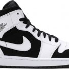 Mens Wmns Air Jordan 1 Retro Mid Tuxedo 554724 113