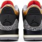 Mens Wmns Air Jordan 3 Retro Black Gold CK9246 067
