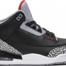 Mens Wmns Air Jordan 3 Retro OG Black Cement 2018 854262 001