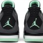 Mens Wmns Air Jordan 4 Retro Green Glow 308497 033