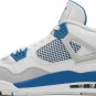 Mens Wmns Air Jordan 4 Retro Military Blue 2012 308497 105