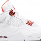 Mens Wmns Air Jordan 4 Retro Orange Metallic CT8527 118