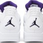Mens Wmns Air Jordan 4 Retro Purple Metallic CT8527 115