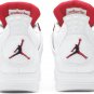 Mens Wmns Air Jordan 4 Retro Red Metallic CT8527 112